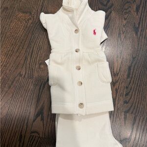 NWT Ralph Lauren Cream sweater and Pants Set